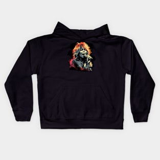 Tina Turner WPAP design Kids Hoodie